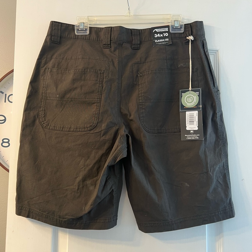 NWT Mountain Khakis gray shorts size 34 - Picture 6 of 8